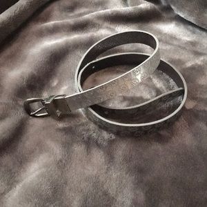 Michael Kors Silver Belt
